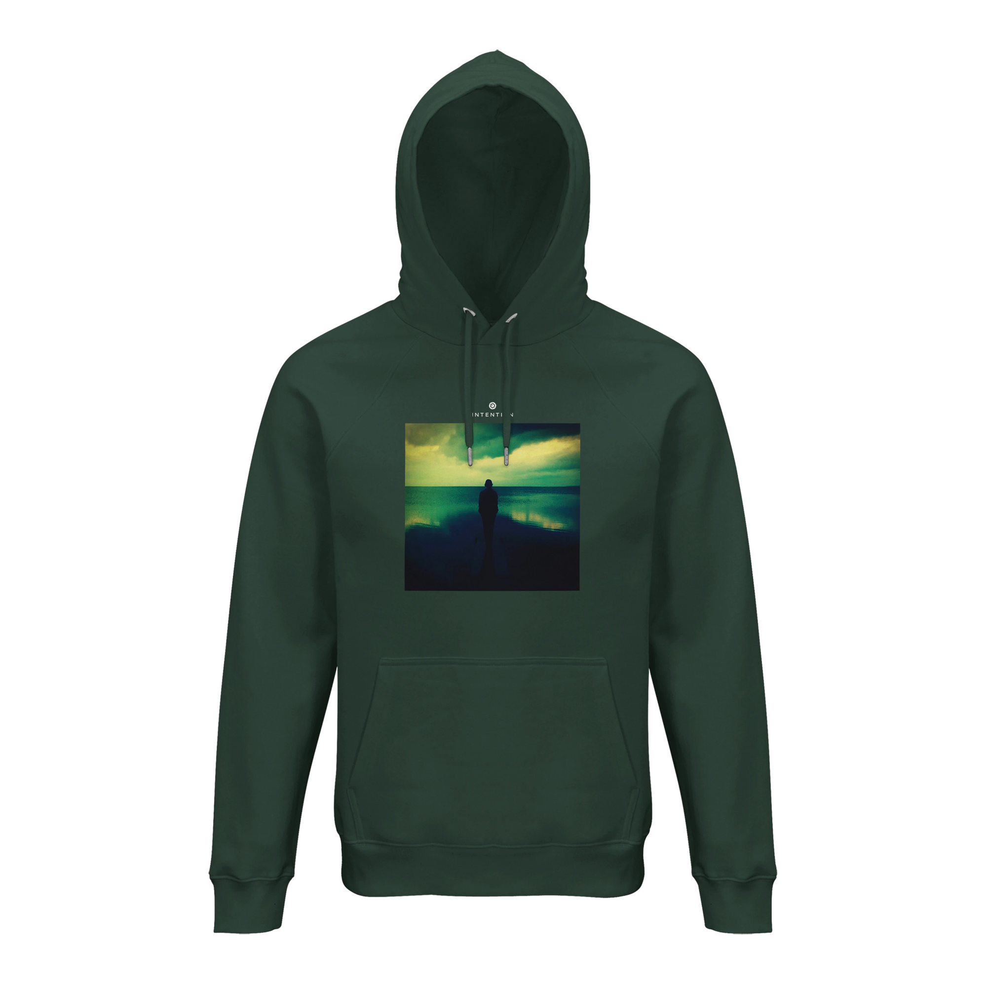 Calm - "Emerald Storms" Hoodie Bottle Green 1