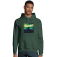 Calm - "Emerald Storms" Hoodie Bottle Green 3