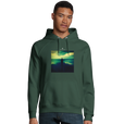 Calm - "Emerald Storms" Hoodie Bottle Green 3