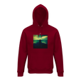 Calm - "Emerald Storms" Hoodie Burgundy 1