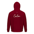 Calm - "Emerald Storms" Hoodie Burgundy 2