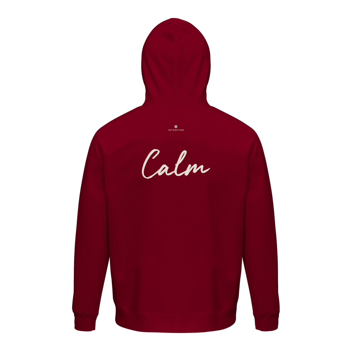 Calm - "Emerald Storms" Hoodie Burgundy 2