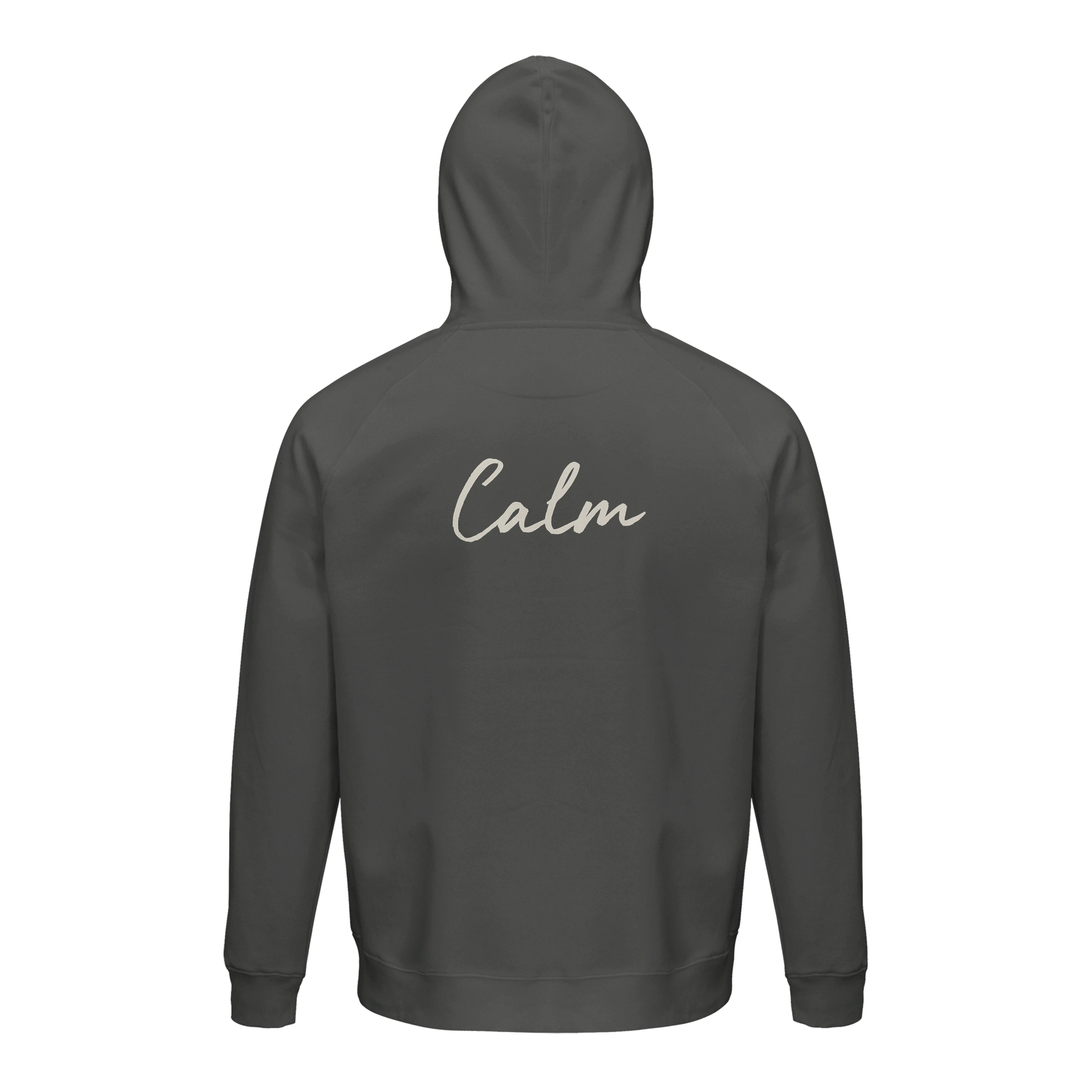 Calm - "Emerald Storms" Hoodie charcoal melange 2