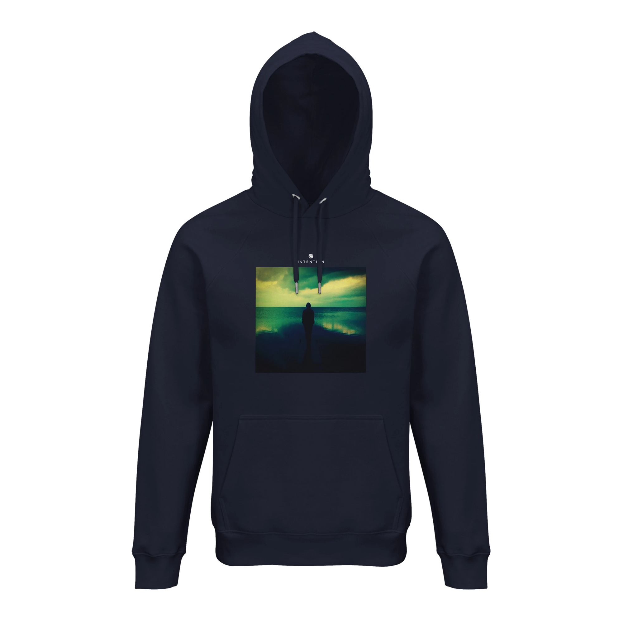 Calm - "Emerald Storms" Hoodie French Navy 1