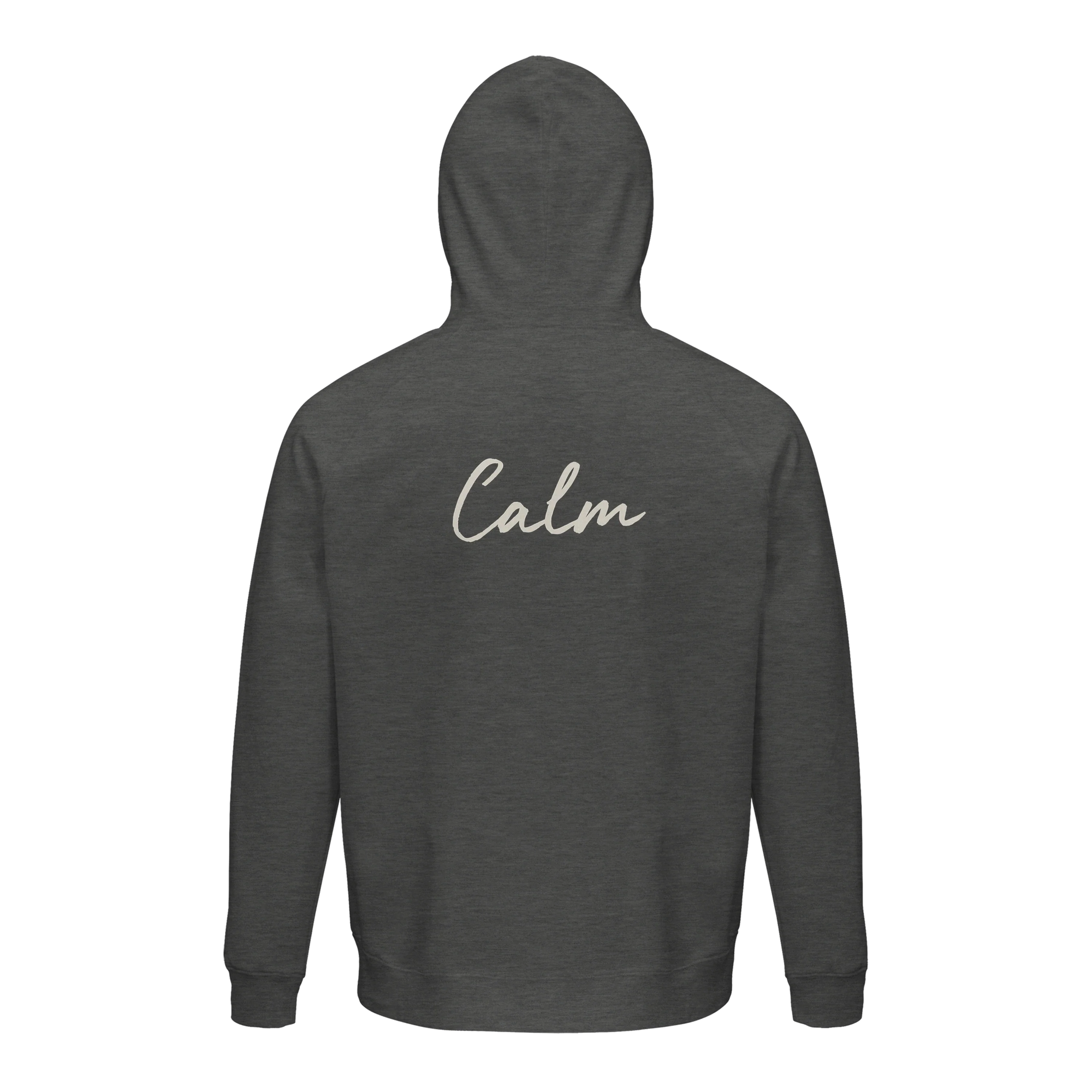 Calm - "Emerald Storms" Hoodie Grey Melange 2