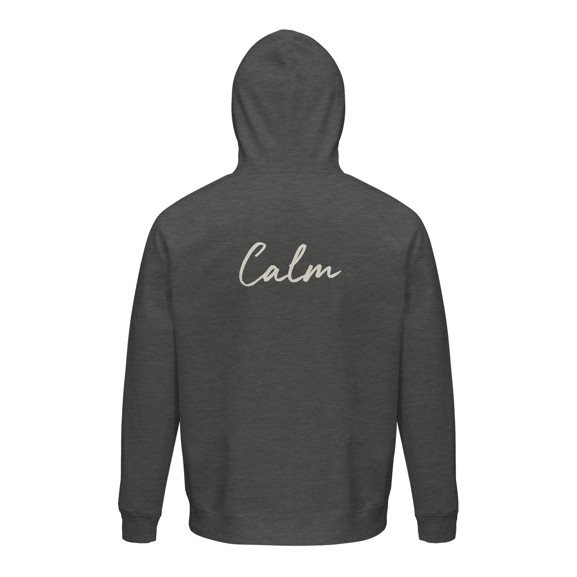 Calm - "Emerald Storms" Hoodie Grey Melange 2