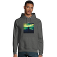 Calm - "Emerald Storms" Hoodie Grey Melange 3