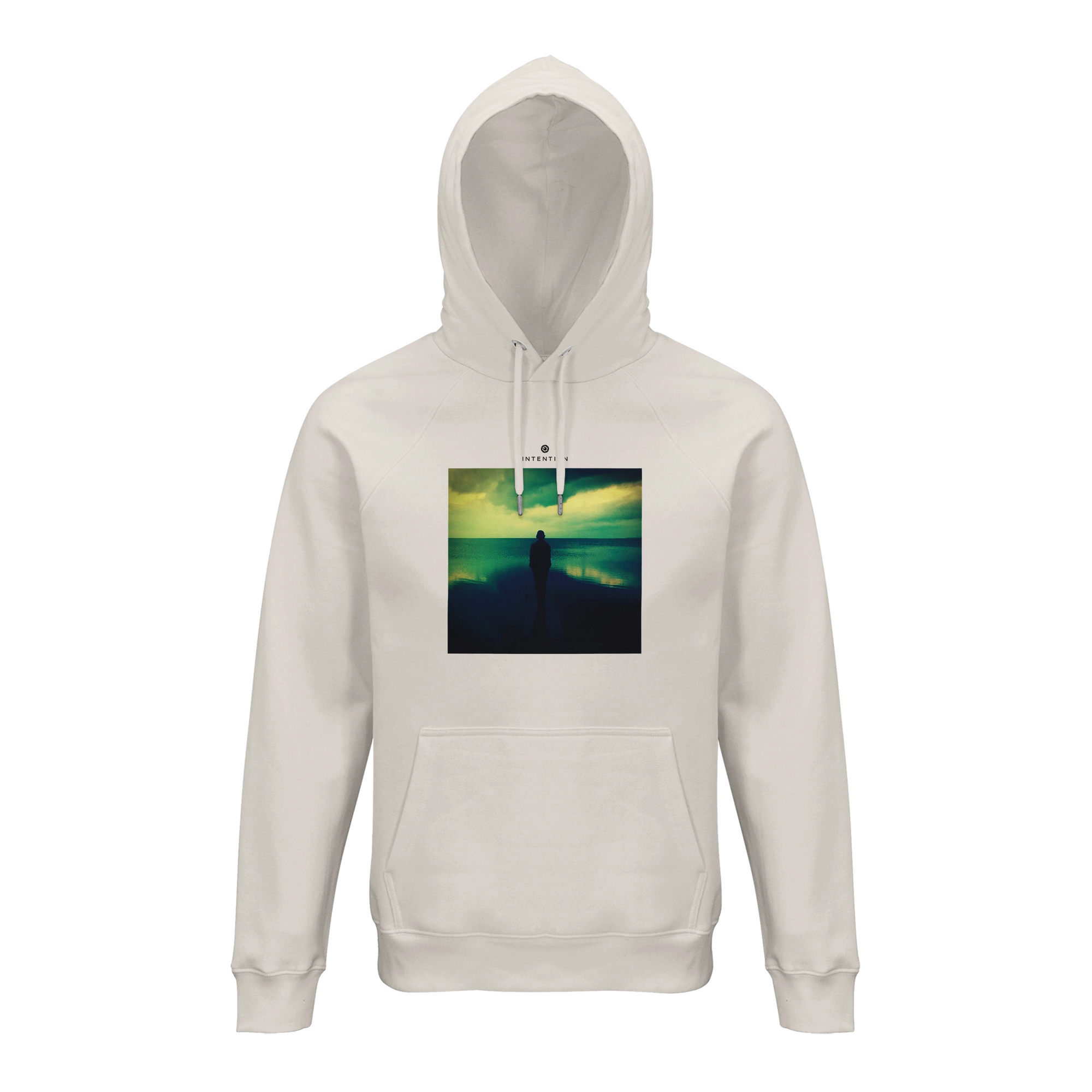 Calm - "Emerald Storms" Hoodie Off White 1