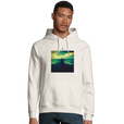 Calm - "Emerald Storms" Hoodie Off White 3