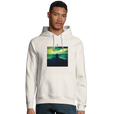 Calm - "Emerald Storms" Hoodie Off White 3