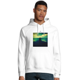 Calm - "Emerald Storms" Hoodie White 3