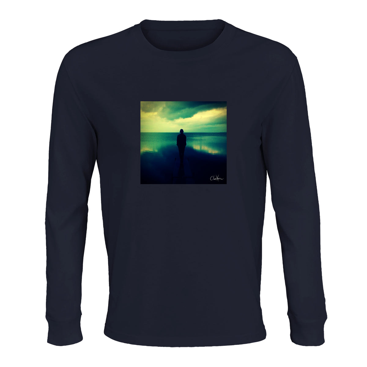 Calm - "Emerald Storms" Long sleeve French Navy 1