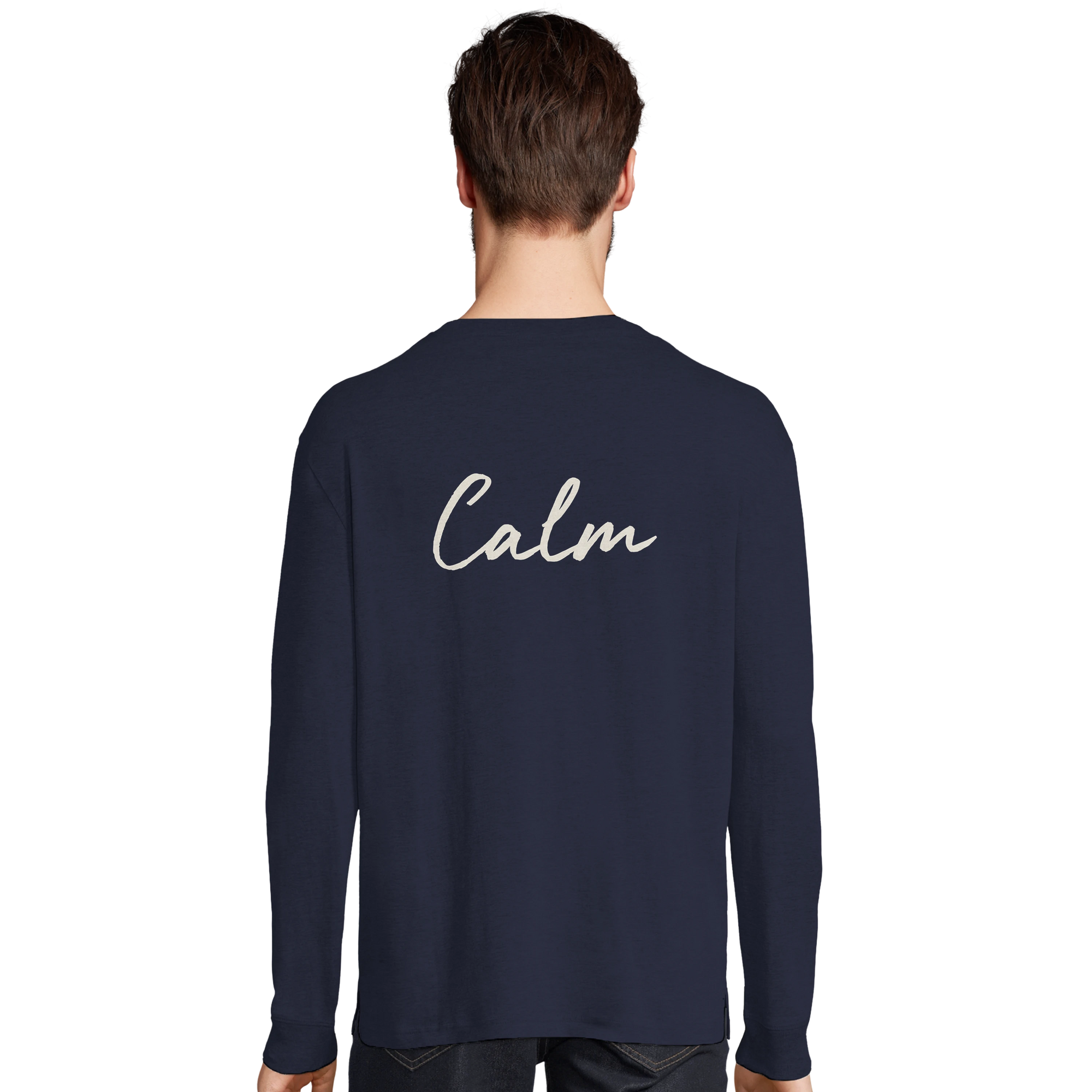 Calm - "Emerald Storms" Long sleeve French Navy 4