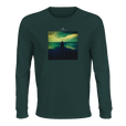 Calm - "Emerald Storms" Long sleeve green empire 1
