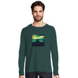 Calm - "Emerald Storms" Long sleeve green empire 3