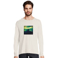 Calm - "Emerald Storms" Long sleeve Off White 3