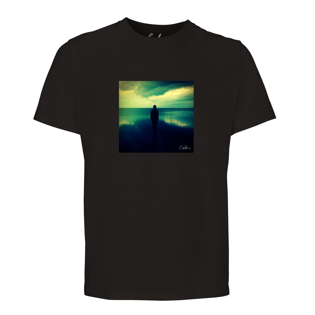 Calm - "Emerald Storms" T-shirt Deep Black 1