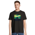 Calm - "Emerald Storms" T-shirt Deep Black 4