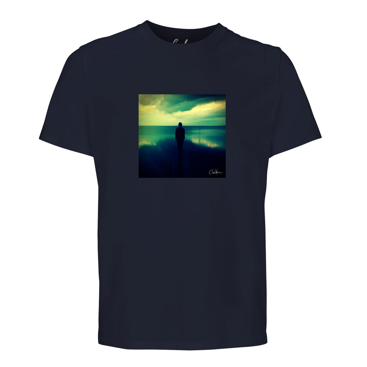 Calm - "Emerald Storms" T-shirt French Navy 1