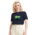 Calm - "Emerald Storms" T-shirt French Navy 6
