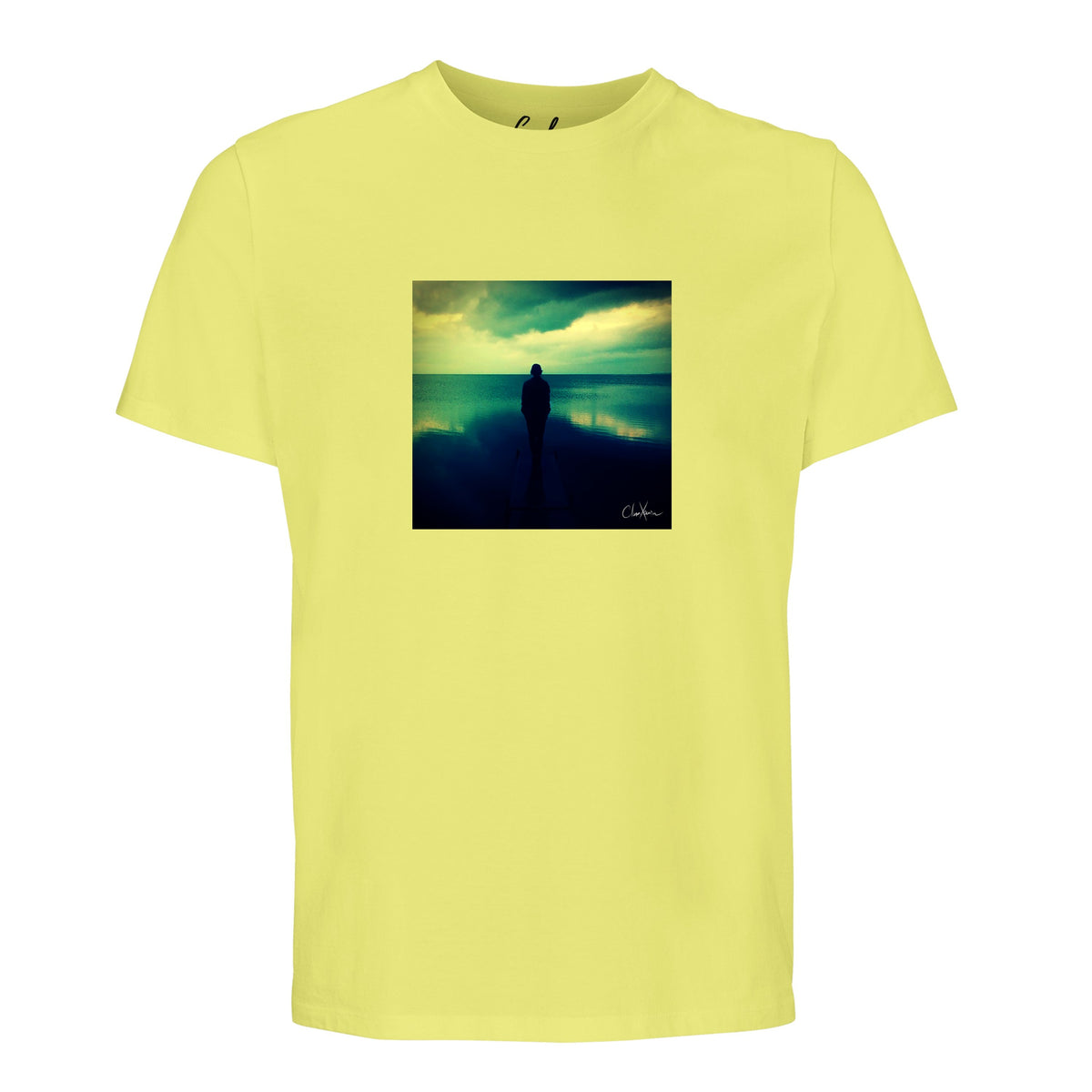 Calm - "Emerald Storms" T-shirt Light Yellow 1