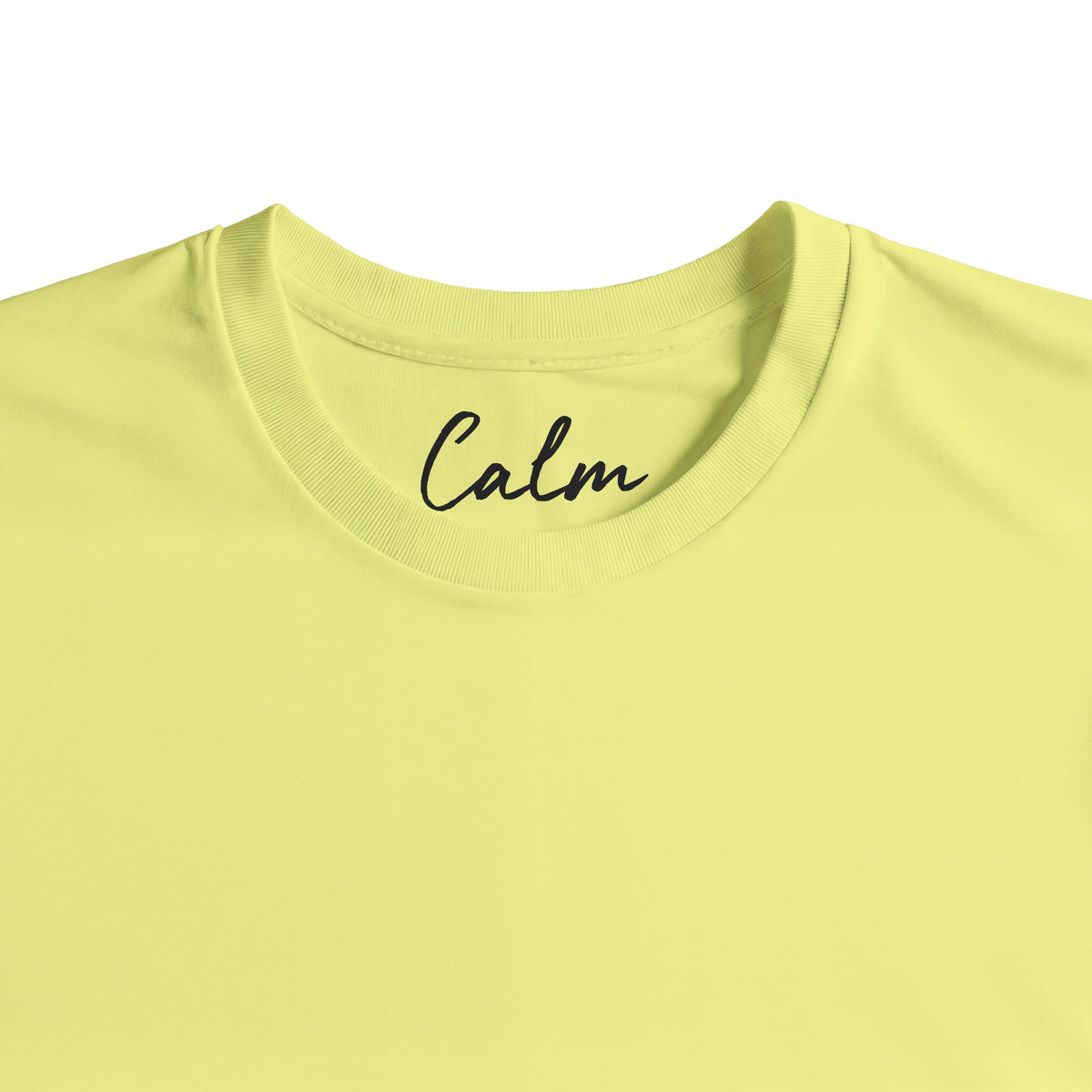 Calm - "Emerald Storms" T-shirt Light Yellow 2