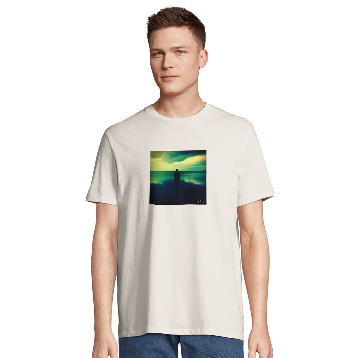 Calm - "Emerald Storms" T-shirt Off White 4