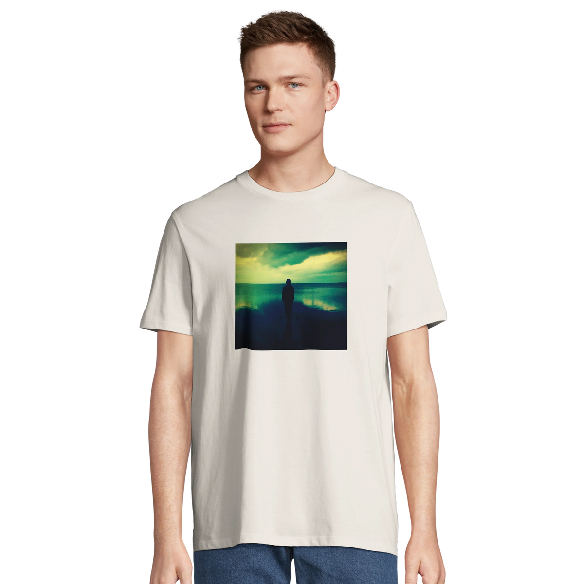 Calm - "Emerald Storms" T-shirt Off White 4