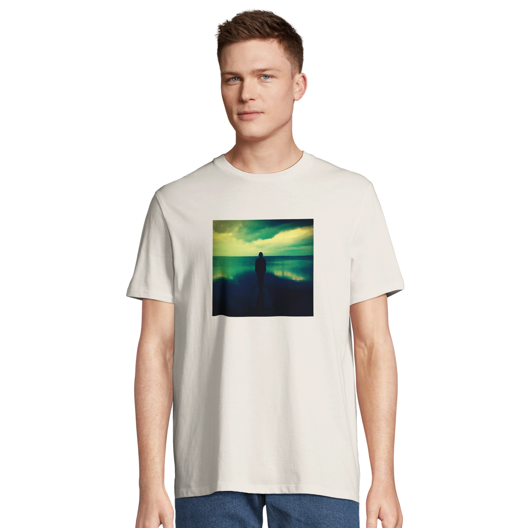 Calm - "Emerald Storms" T-shirt Off White 4