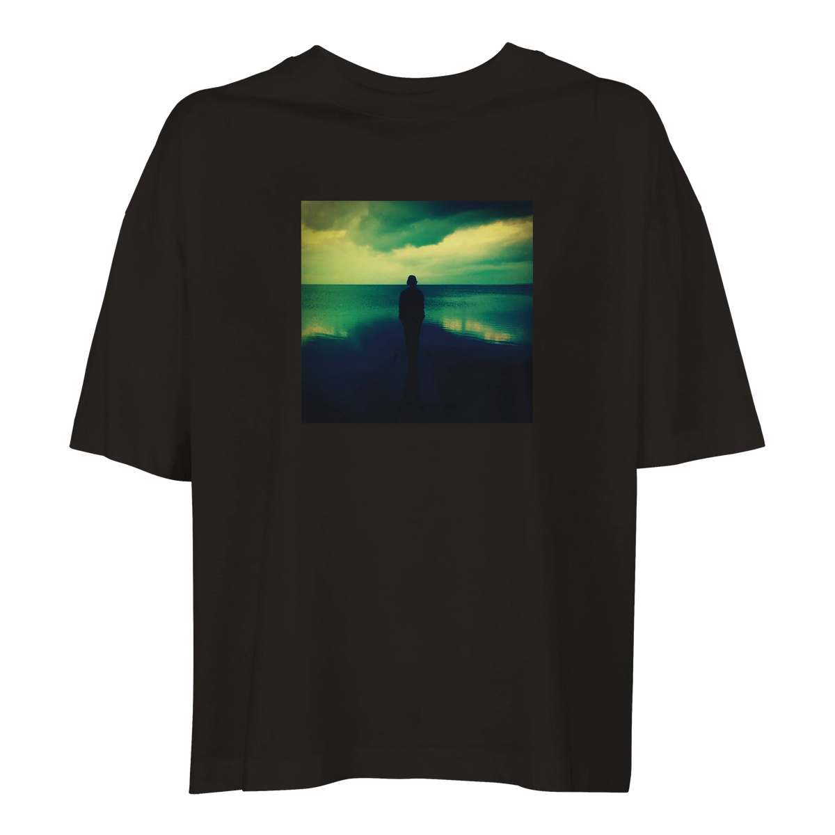 Calm - "Emerald Storms" T-shirt Deep Black 1