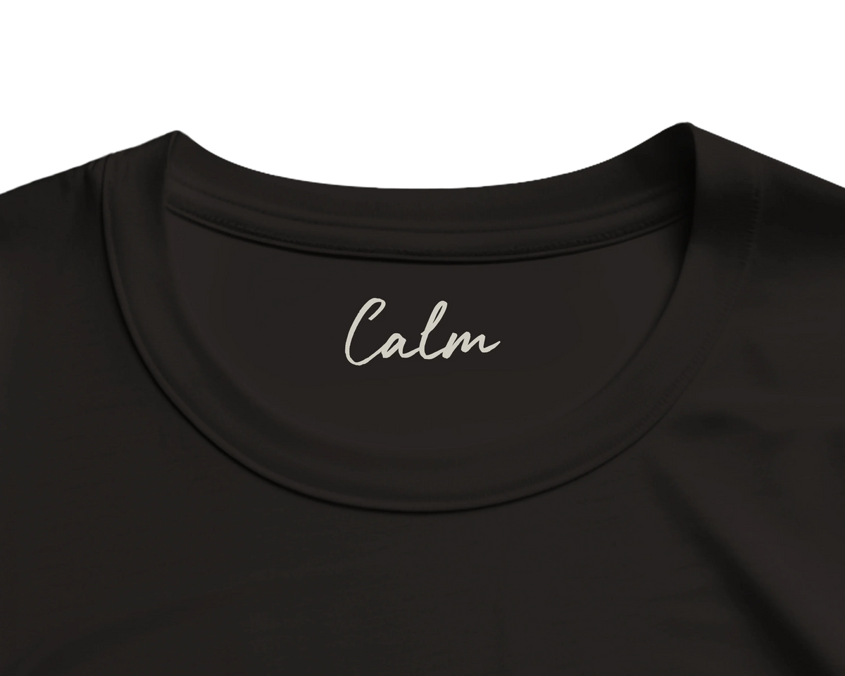 Calm - "Emerald Storms" T-shirt Deep Black 2