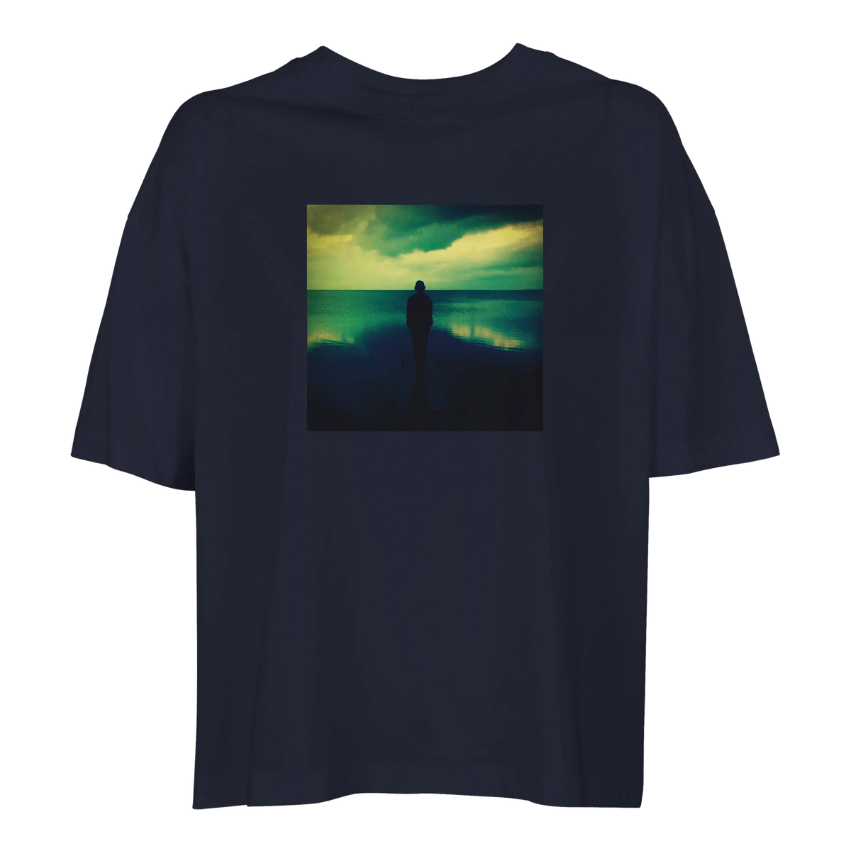 Calm - "Emerald Storms" T-shirt French Navy 1