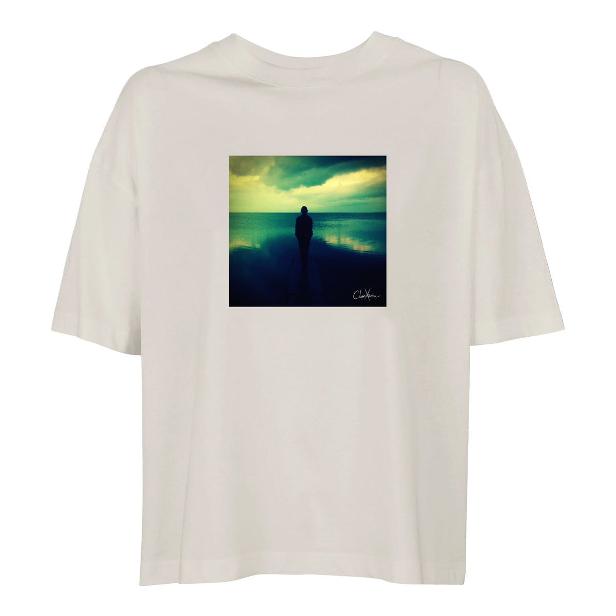 Calm - "Emerald Storms" T-shirt Off White 1