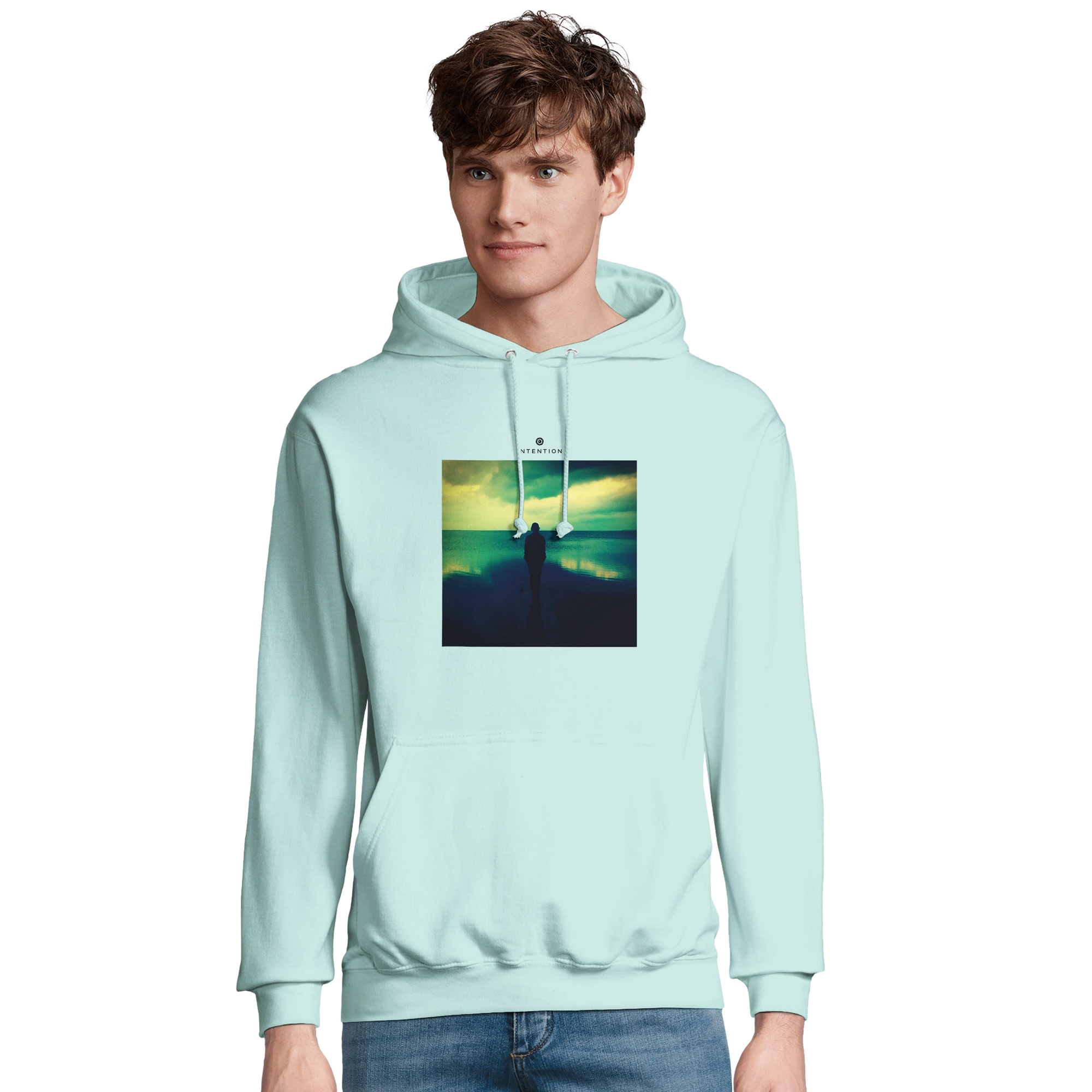 Calm - "Emerald Storms" Hoodie arctic blue 3