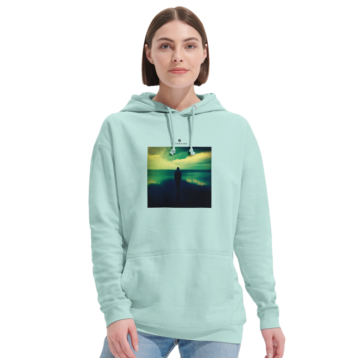 Calm - "Emerald Storms" Hoodie arctic blue 5