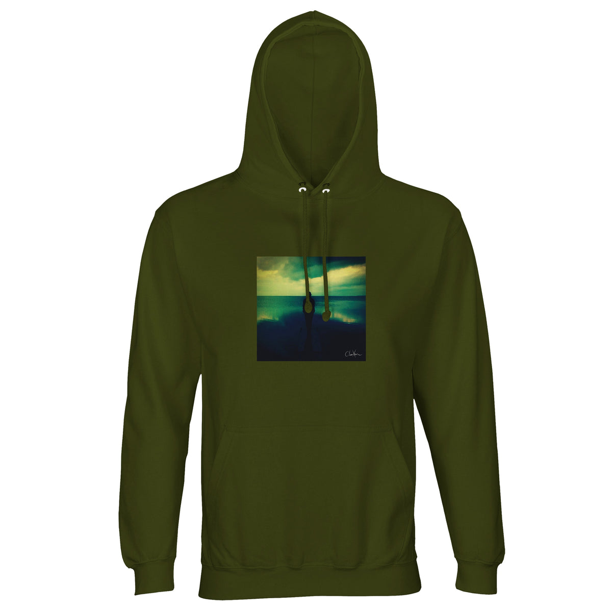 Calm - "Emerald Storms" Hoodie Army 1