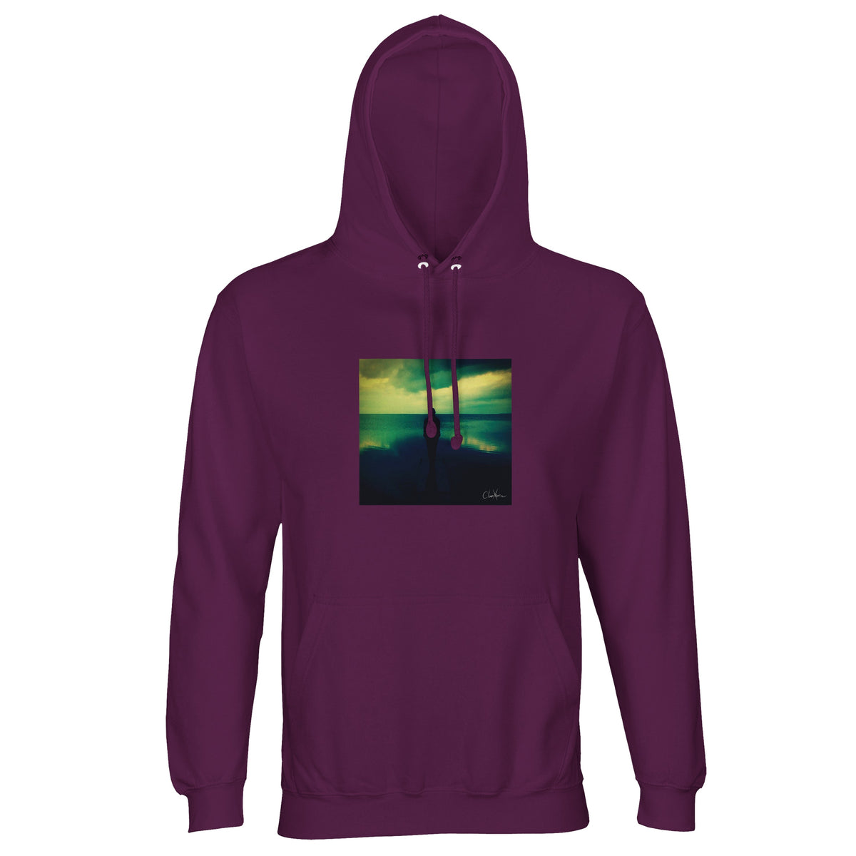 Calm - "Emerald Storms" Hoodie astral purple 1