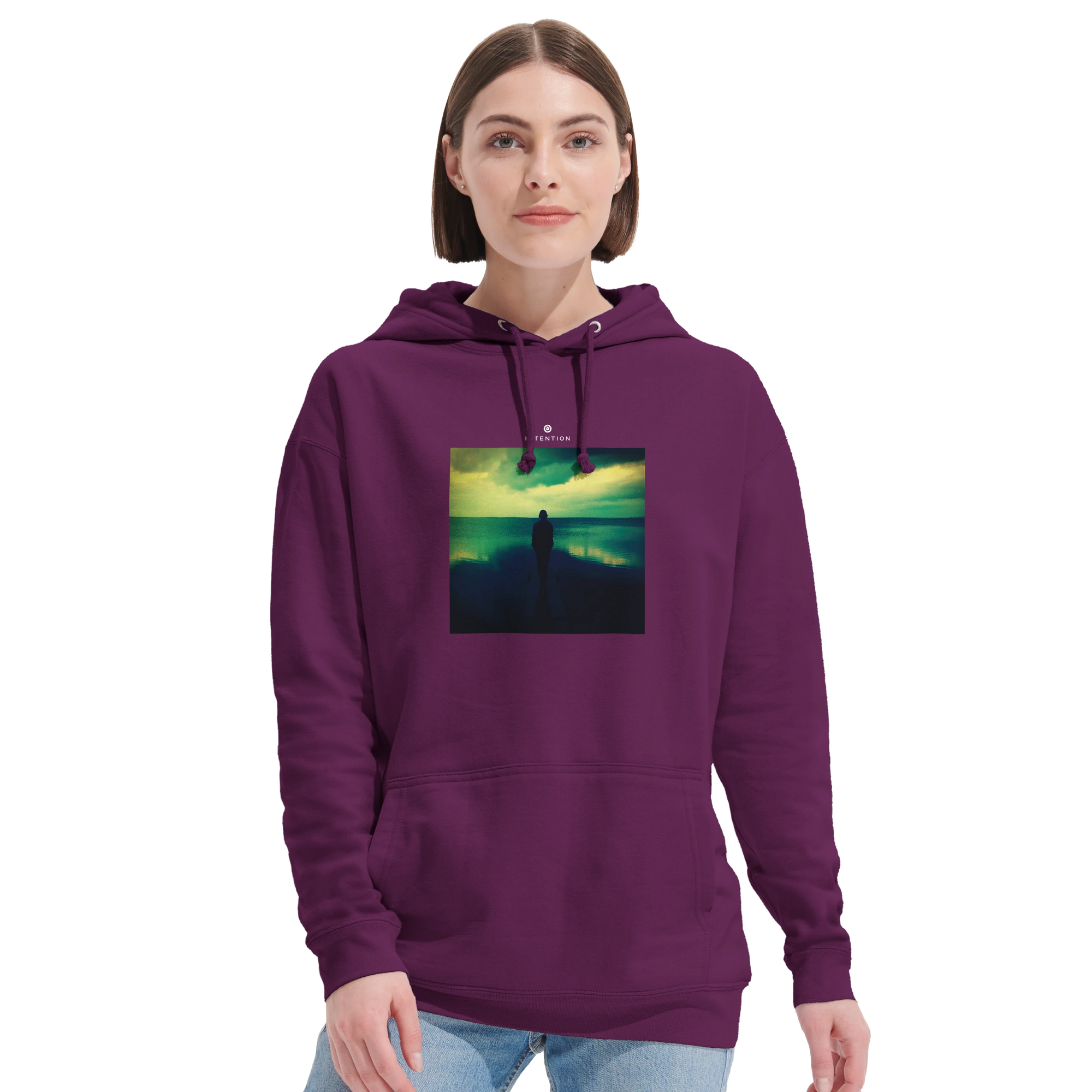 Calm - "Emerald Storms" Hoodie astral purple 5