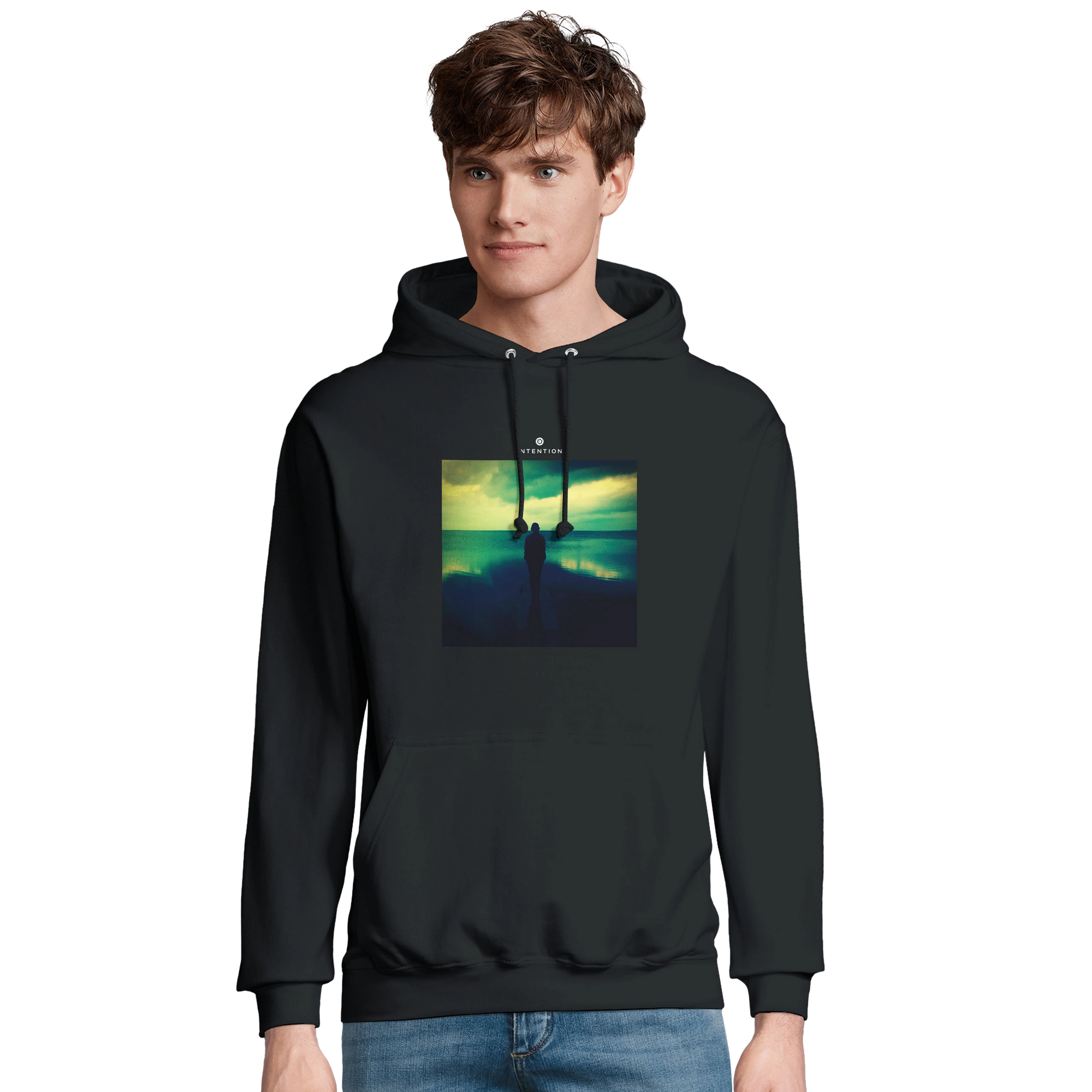 Calm - "Emerald Storms" Hoodie Black 3