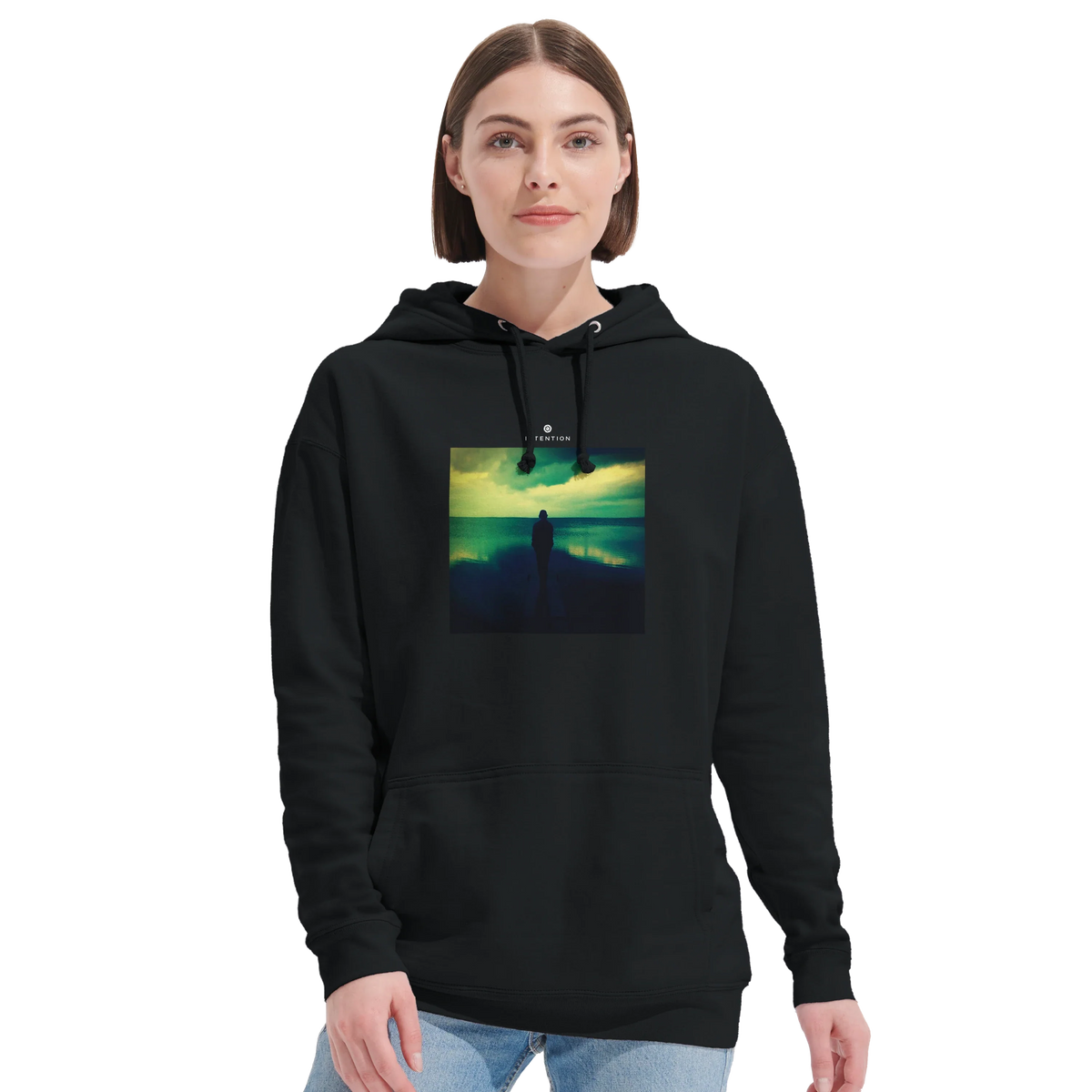 Calm - "Emerald Storms" Hoodie Black 5
