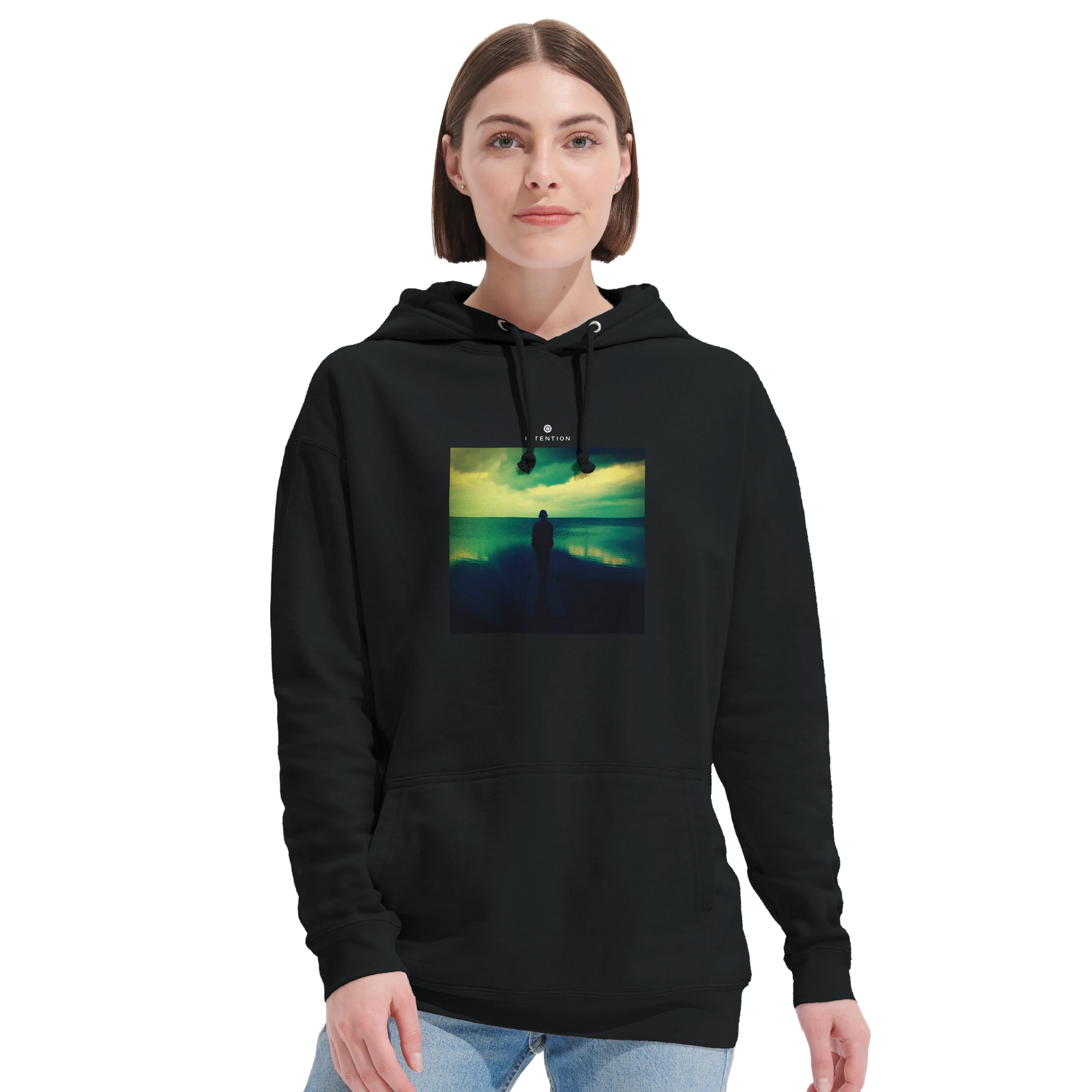 Calm - "Emerald Storms" Hoodie Black 5