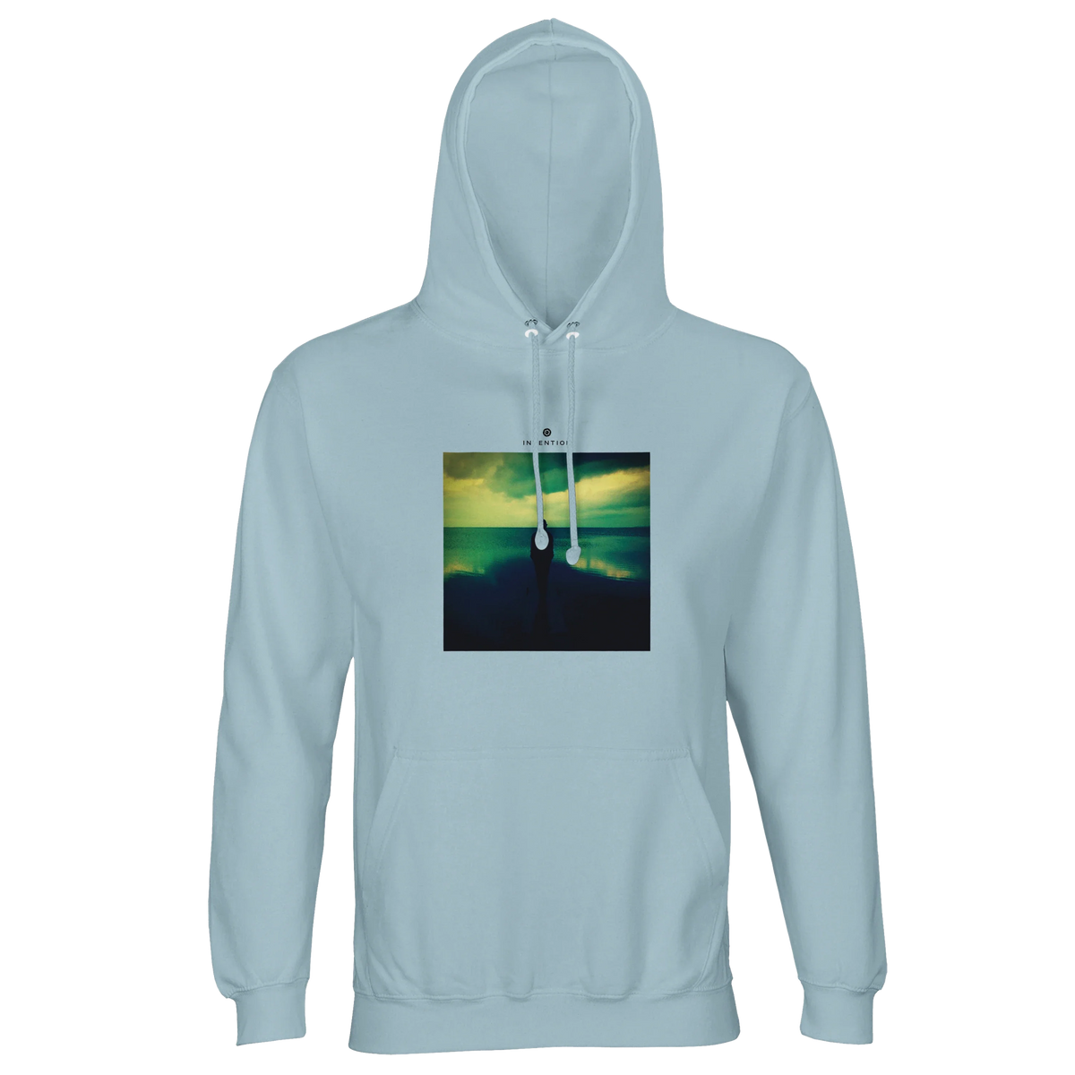 Calm - "Emerald Storms" Hoodie creamy blue 1