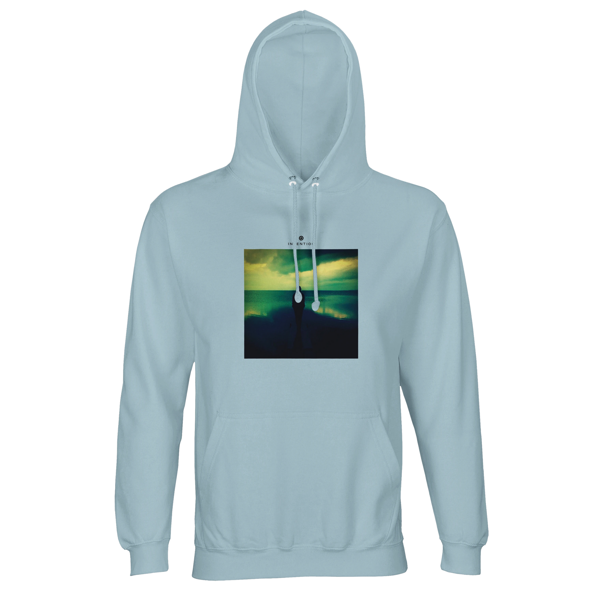Calm - "Emerald Storms" Hoodie creamy blue 1
