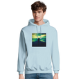 Calm - "Emerald Storms" Hoodie creamy blue 3