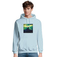 Calm - "Emerald Storms" Hoodie creamy blue 4