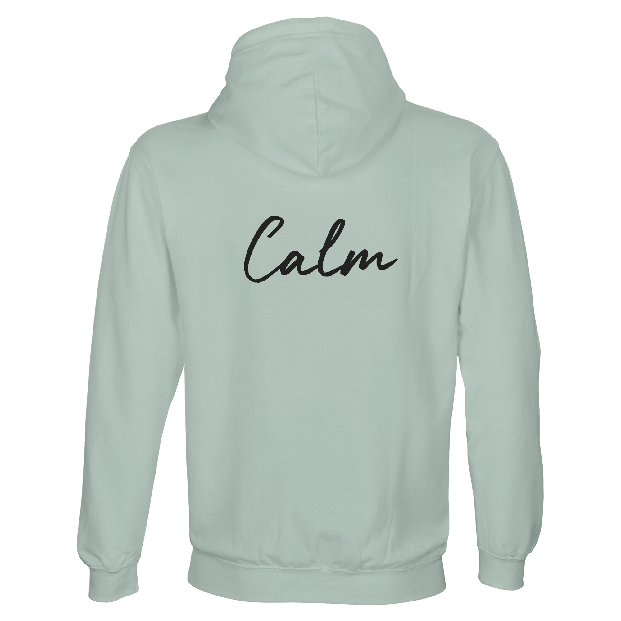 Calm - "Emerald Storms" Hoodie creamy green 2