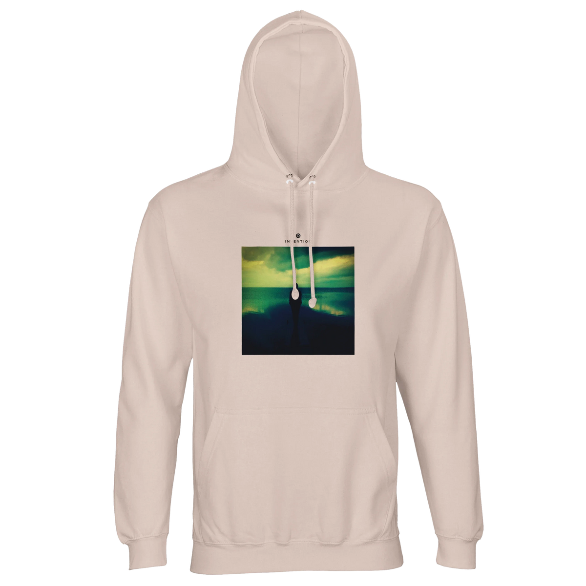 Calm - "Emerald Storms" Hoodie creamy pink 1