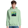 Calm - "Emerald Storms" Hoodie frozen green 4