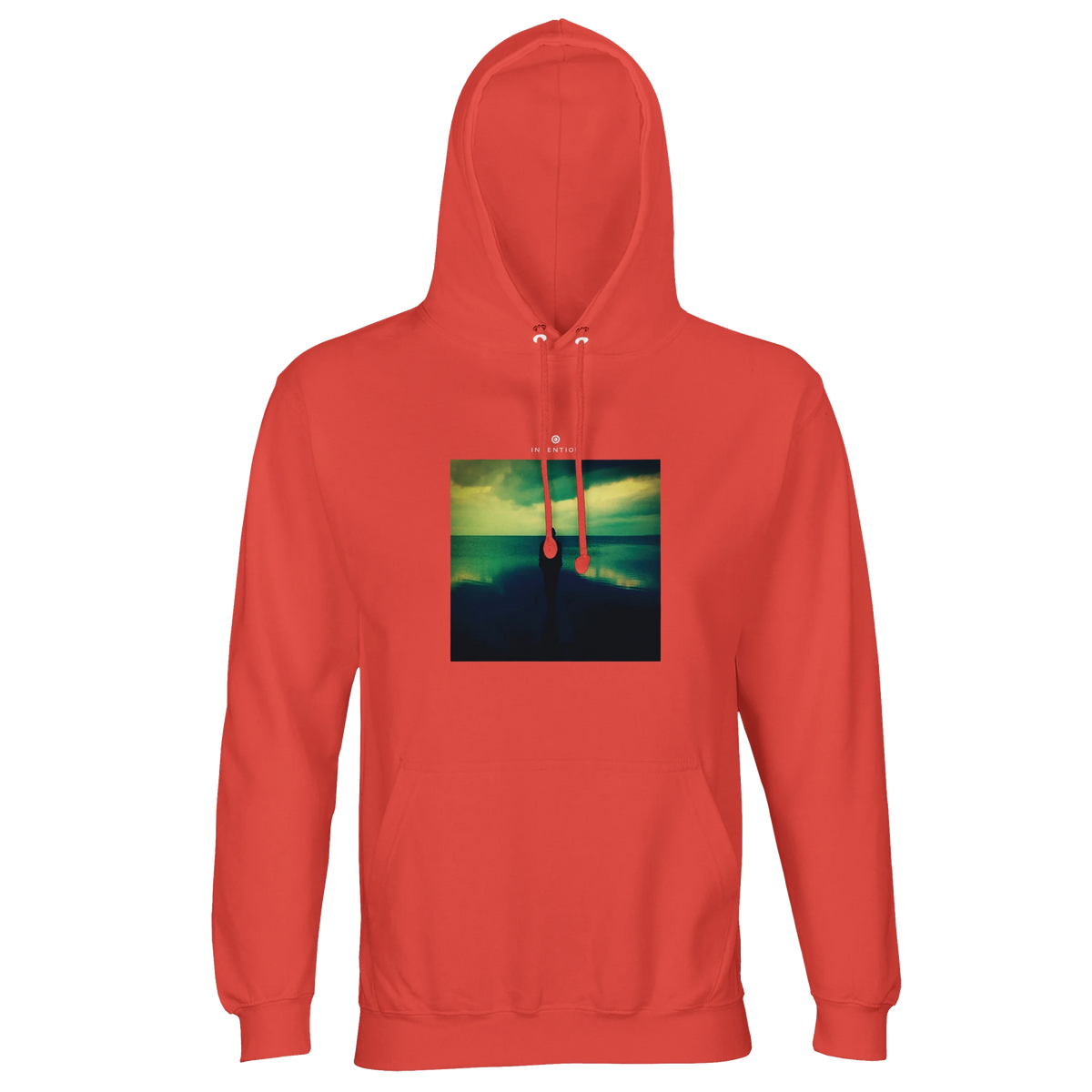 Calm - "Emerald Storms" Hoodie pop orange 1