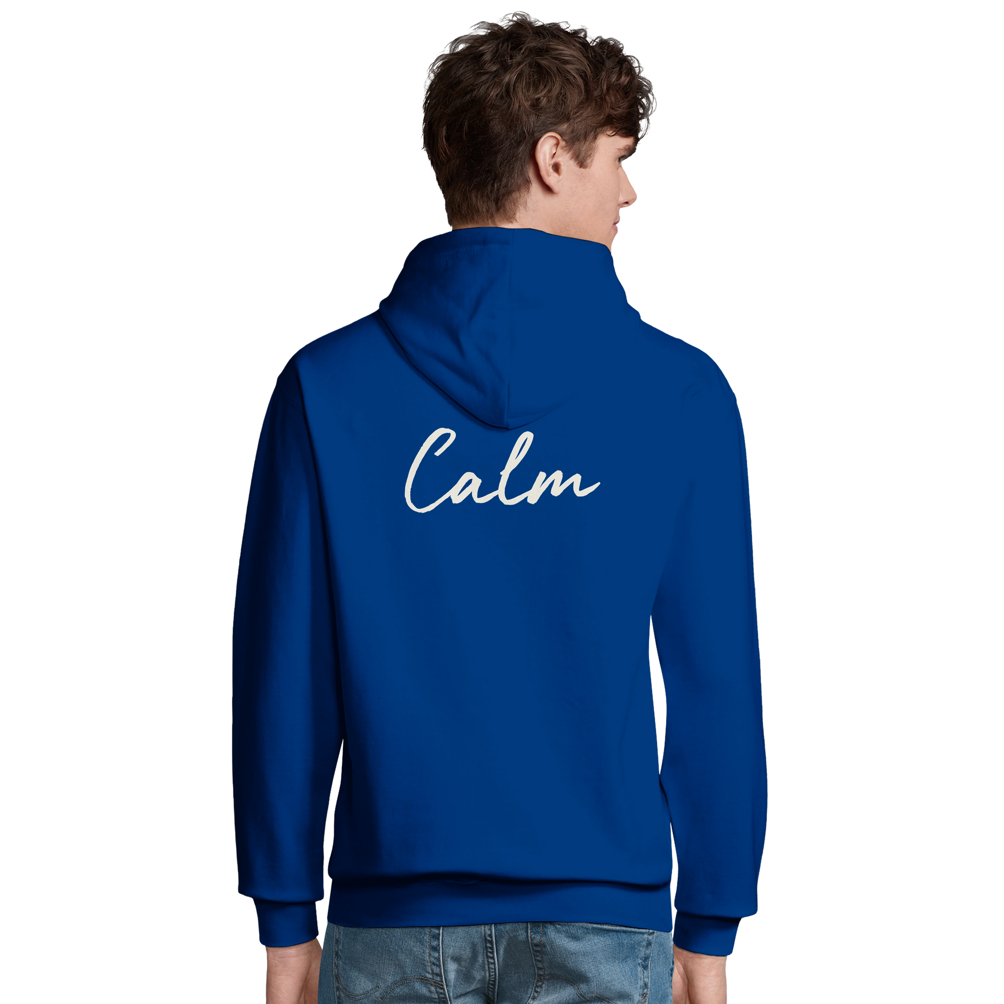 Calm - "Emerald Storms" Hoodie Royal Blue 4